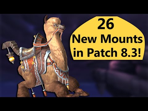 New 8.3 Mounts and Where You'll Find Them