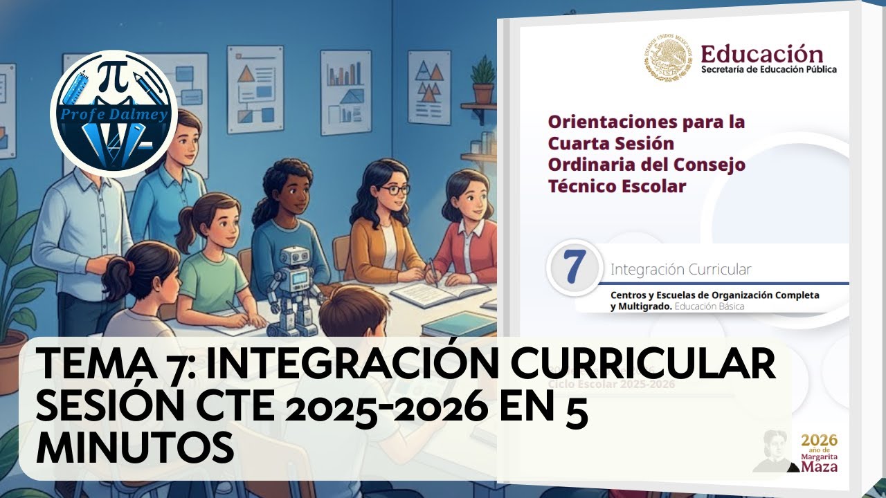 TOPIC 7: CURRICULAR INTEGRATION CTE SESSION 2025-2026 IN 5 MINUTES | PROFESSOR DALMEY