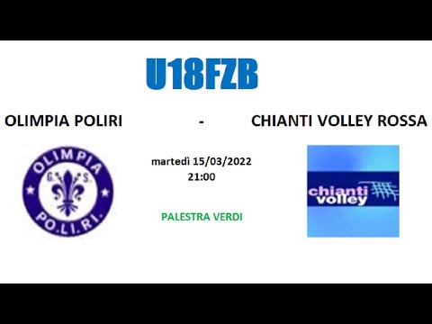 U18FZB - OLIMPIA POLIRI vs CHIANTI VOLLEY ROSSA