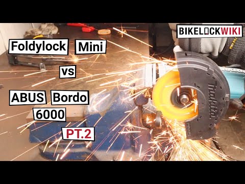 Foldylock Mini vs ABUS Bordo 6000 Destruction Testing - Pt.2