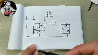 3way Switch Line to Neutral wiring diagram