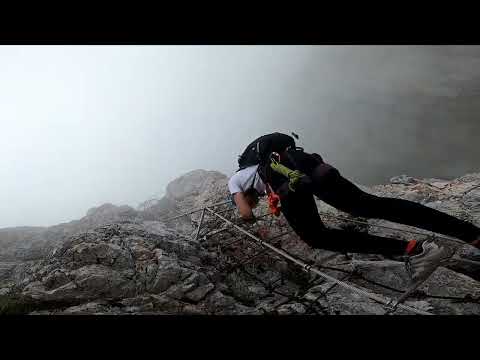 Hiking Jôf di Montasio via Findenegg and Scala Pipan