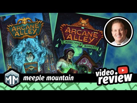 Boardgame Brody - Arcane Alley: Moonstruck Market - How to Play, Overview & Review 