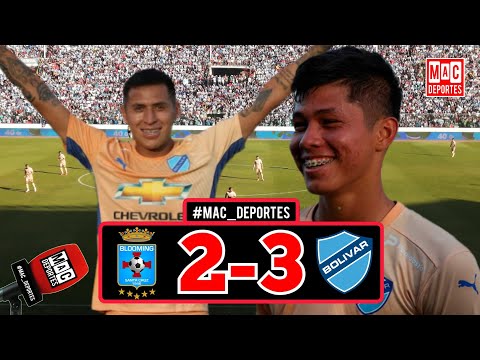 ⚽RESUMEN: Blooming cayó ante Bolívar 2-3 en el Tahuichi Aguilera | Torneo Apertura, Semifinal, Ida