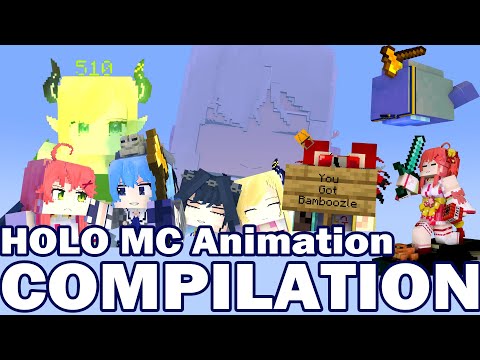 Hololive Minecraft Animation Compilation in 2022
