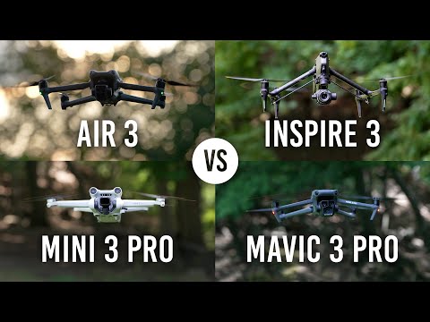 DJI Battle of the 3's: Air 3 vs Inspire 3 vs Mini 3 Pro vs Mavic 3 Pro