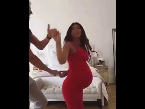 Pregnant wife dancing tango with a baby and husband!