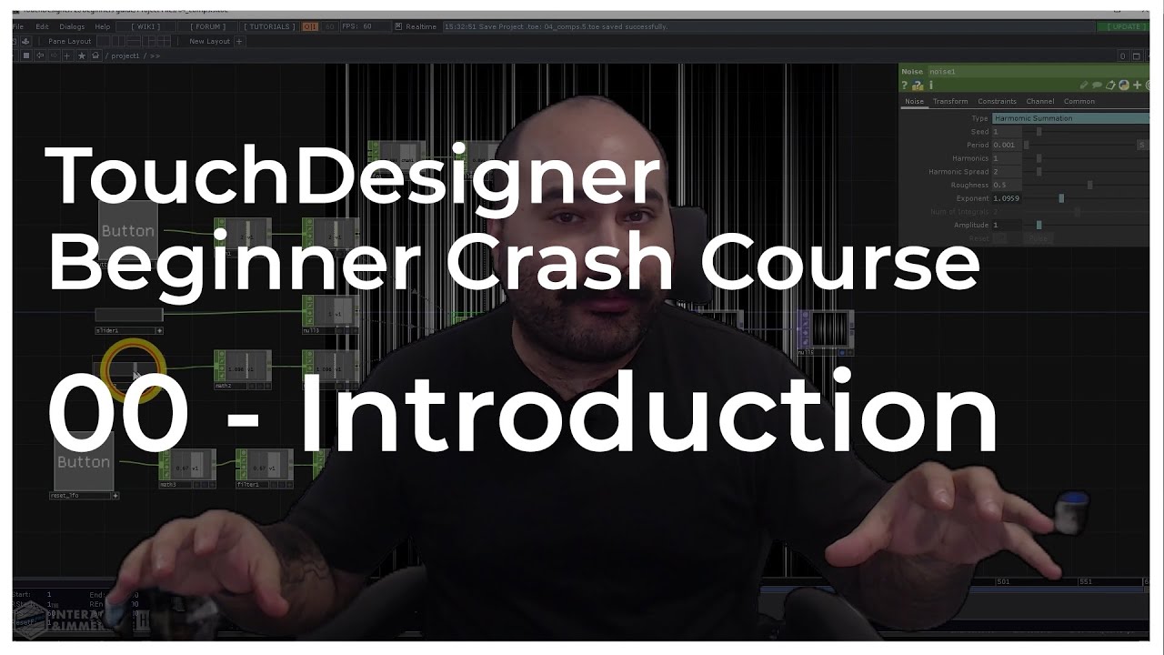 00 - Introduction - TouchDesigner Tutorial: Beginner Crash Course