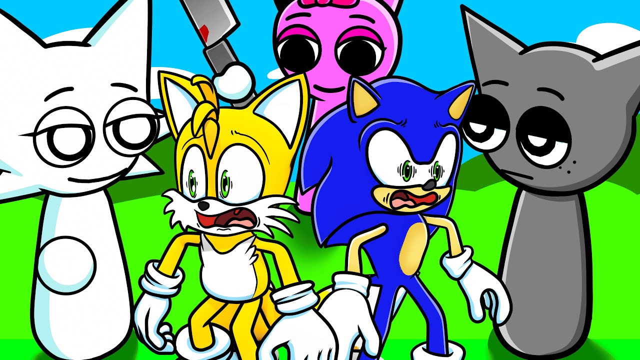 Sonic e Tails REAGIRAM ao SPRUNKI 360 no Sonic VR