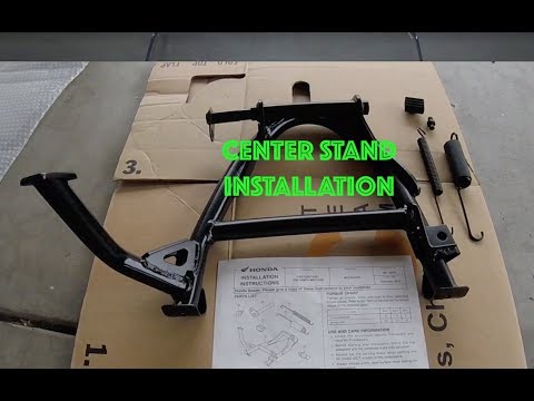 Center stand installation on Honda NC750X