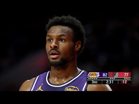 Bronny James Was PUTTING ON a SHOW vs Blazers 🔥