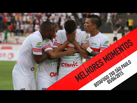 MELHORES MOMENTOS: Botafogo 2x0 São Paulo - Paulistão - 05.04.15