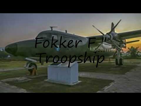 How to pronounce Fokker F " Troopship in Dutch?