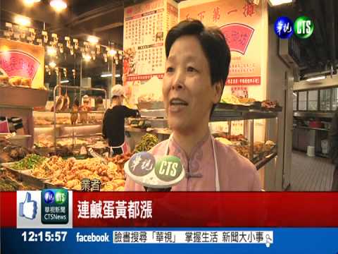 物價指數創新高 端午粽跟著漲