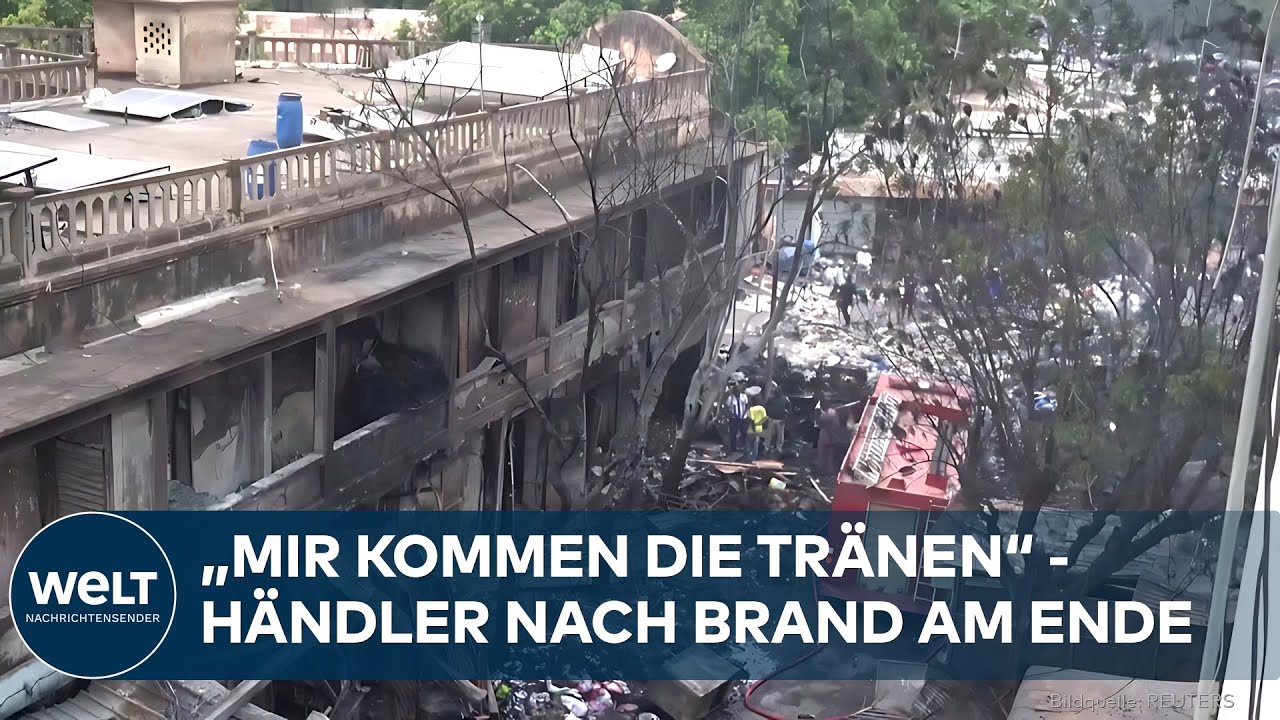 MARKTBRAND BAMAKO: Gasleck zerstört Händlerläden kurz vor dem wichtigen Opferfest Eid al-Adha