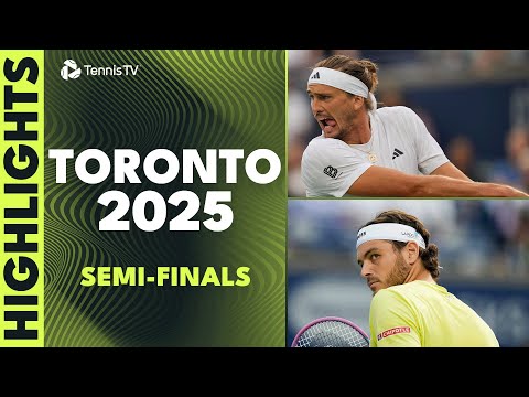 Shelton Faces Fritz; Zverev Vs Khachanov | Toronto 2025  Semi -Final Highlights