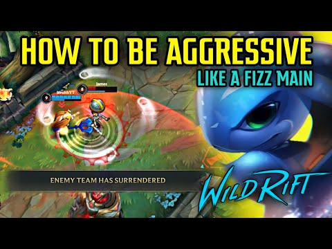 Aggressive Fizz Main Makes Enemy Surrender Early! (How to Play Aggressive) | Wild Rift