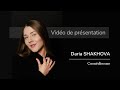 Vidéo présentation comédienne Daria SHAKHOVA