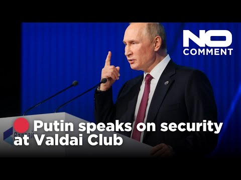 🔴 LIVE: Putin addresses Valdai Club on global security | No Comment