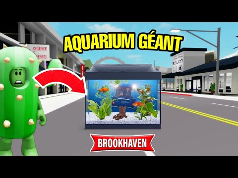 CACTUS DISCOVERS THE BROOKHAVEN AQUARIUM (OMG)! ROBLOX - BROOKHAVEN RP