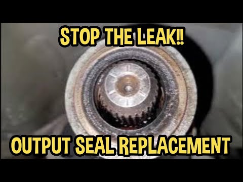 Output Shaft, Tail shaft Seal Replacement Made Easy!!