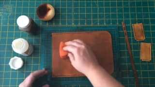 Hammered Leatherworks How to dye Leather
