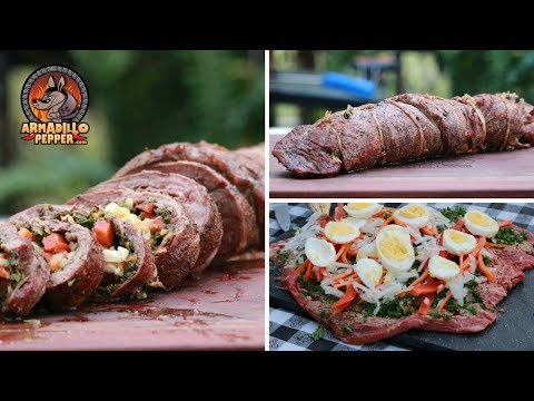 Stuffed Flank Steak | Argentine Matambre on the Gourmet Guru Grill