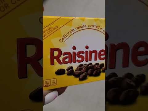 Raisinets [California raisins covered in chocolate] #viral #trending #satisfying #shorts #chocolate
