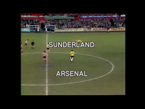 John Hawley Goal - Sunderland vs Arsenal 1980