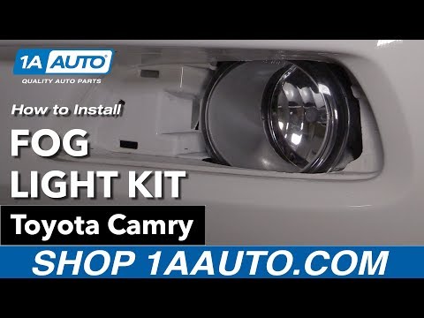 How to Install Clear Lens Fog Light Kit 07-09 Toyota Camry