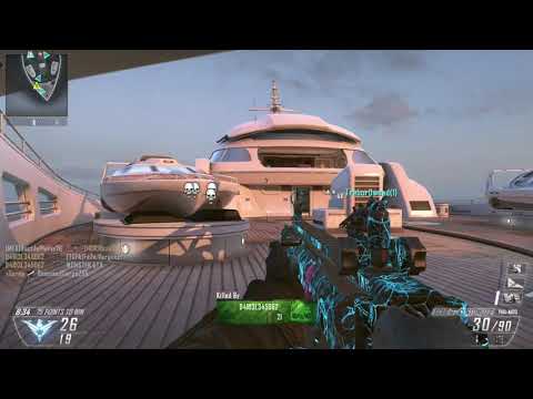 Call of Duty Black ops 2 2021 Team Death Match Gameplay in Hijacked with Afterlife Scar-H