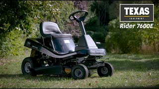 Zahradní rider TEXAS RIDER 7600E 2v1