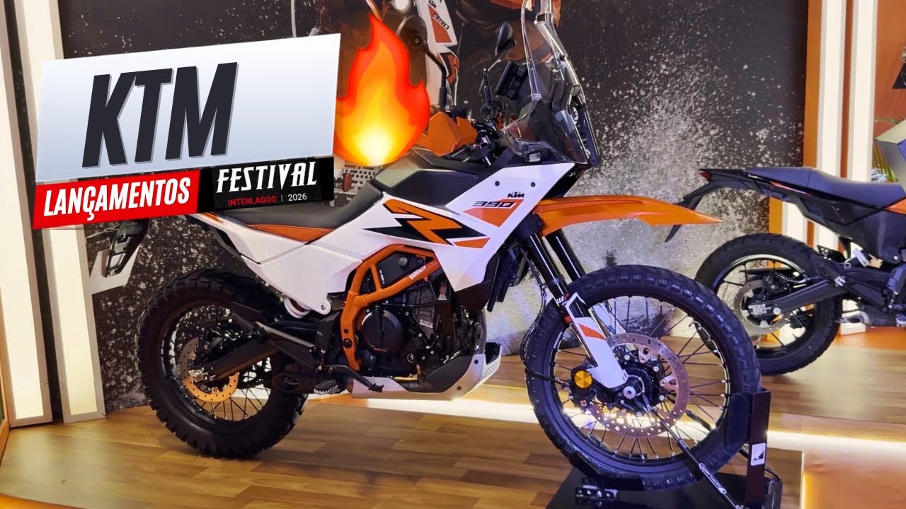 LANÇAMENTOS KTM 390 e BAJAJ DOMINAR 250