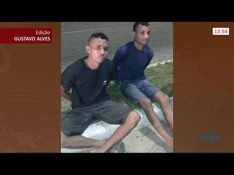 Dupla é presa com arma de fogo no Dirceu 11 05 2021