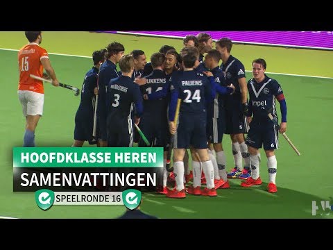 Hoofdklasse Heren: Samenvattingen Speelronde 16