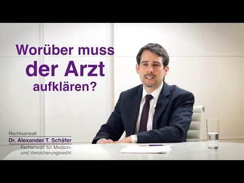 Was heißt Risikoaufklärung? Über die ärztliche Aufklärungspflicht