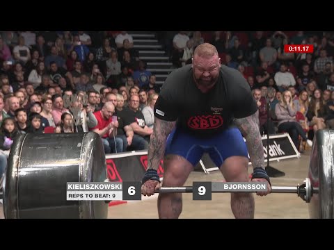 Thor vs hombres fuertes de Europa! gigante peso muerto