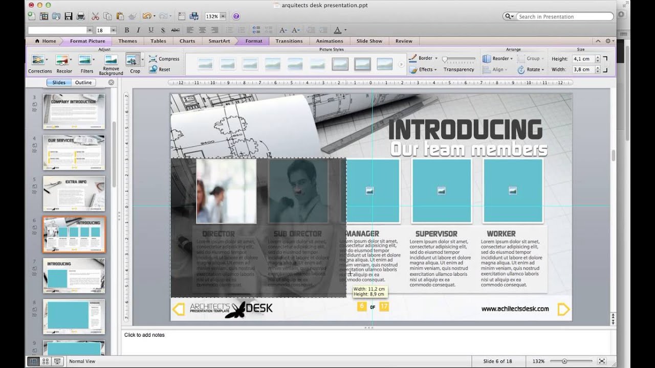 Architects Desk powerpoint Presentation (tutorial)