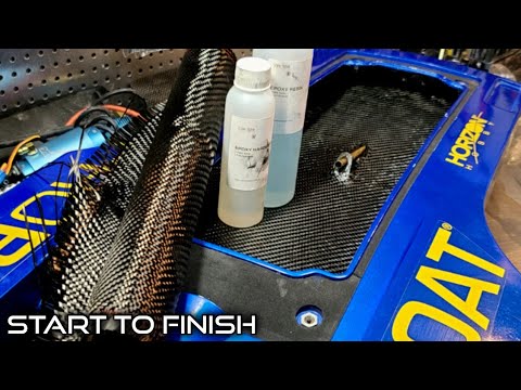 Carbon Fiber Inlay & Seem Reinforcement Proboat UL-19 - Rc Boat Hull Strengthening