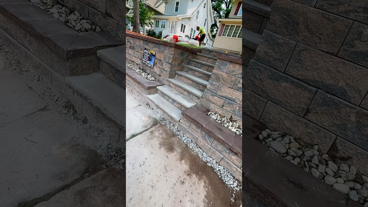 New Cambridge Block Retaining Wall in Nutley, NJ