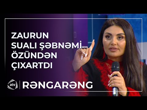 “Xanım olaraq mənə hörmət edin...” - Zaurun sualı ŞƏBNƏM TOVUZLUNU ÖZÜNDƏN ÇIXARTDI