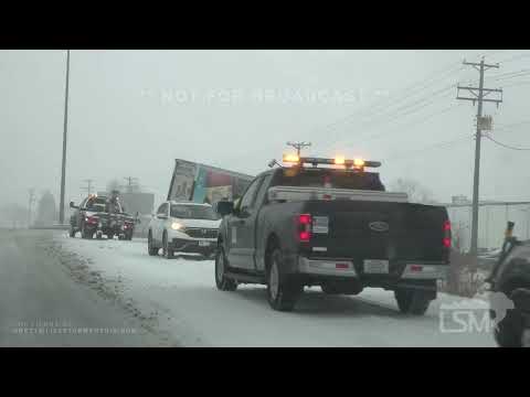 11-29-2022 Minneapolis, MN - 4K Snow Storm