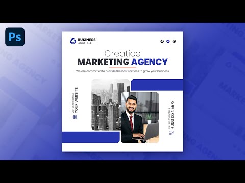 Social Media Post Design in Adobe Photoshop