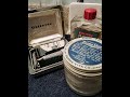 Shave Video # 383 Vintage Burma Shave Brushless Cream & Gillette President Razor
