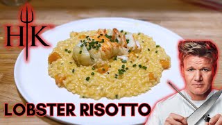 Making the Lobster Butternut Squash Risotto from Gordon Ramsay's "Hell's Kitchen"