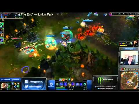 Froggen mid Corki vs Zed