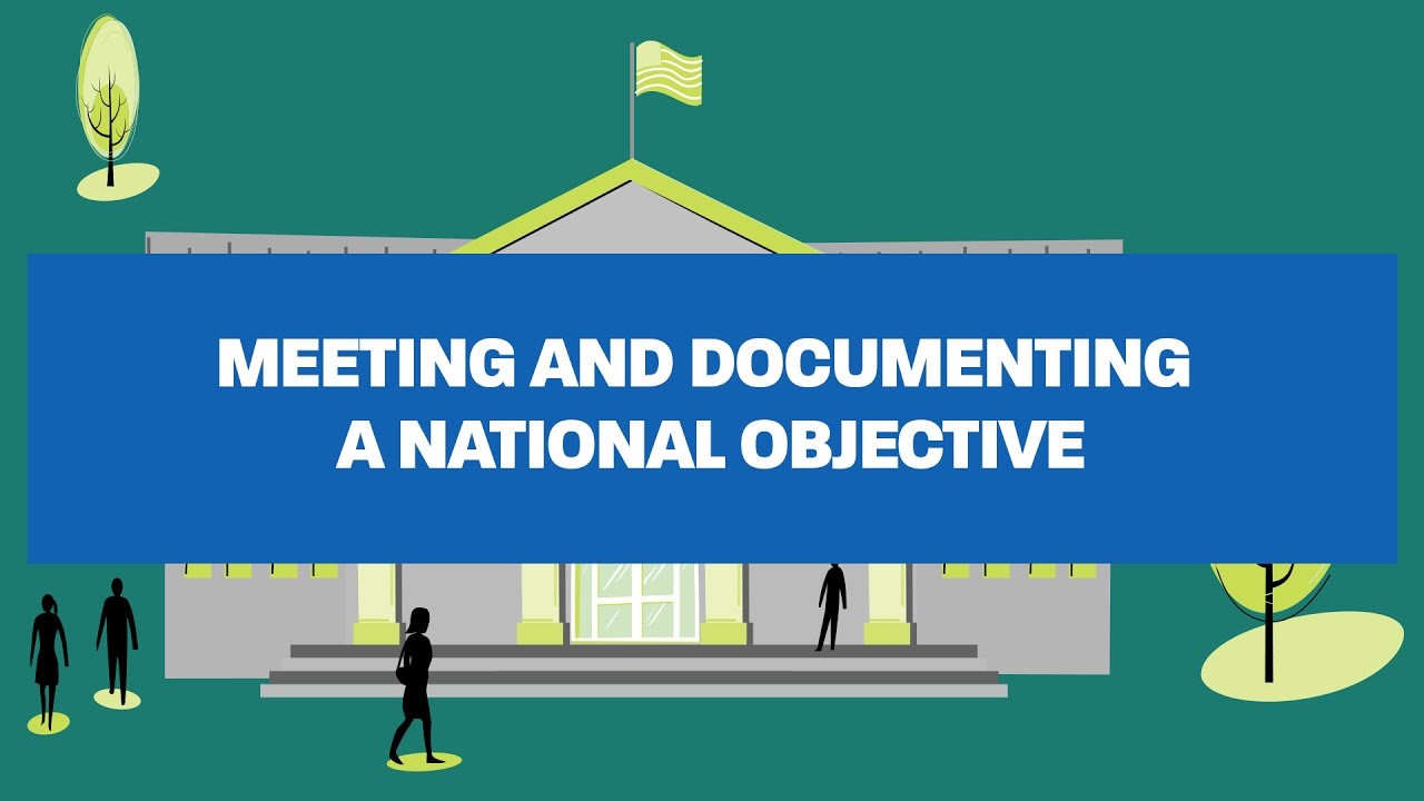 CDBG Public Services Meeting and Documenting a National Objective