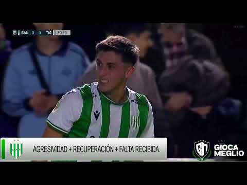 Análisis individual: Gonzalo Ríos - Banfield VS  Tigre - Método Gioca Meglio