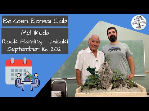 Rock Planting - Ishisuki - Mel Ikeda - September 2021 - Club Meeting - Baikoen Bonsai Club