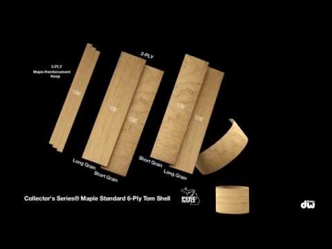 DW Collector's Series® Pure Maple Shell Animation